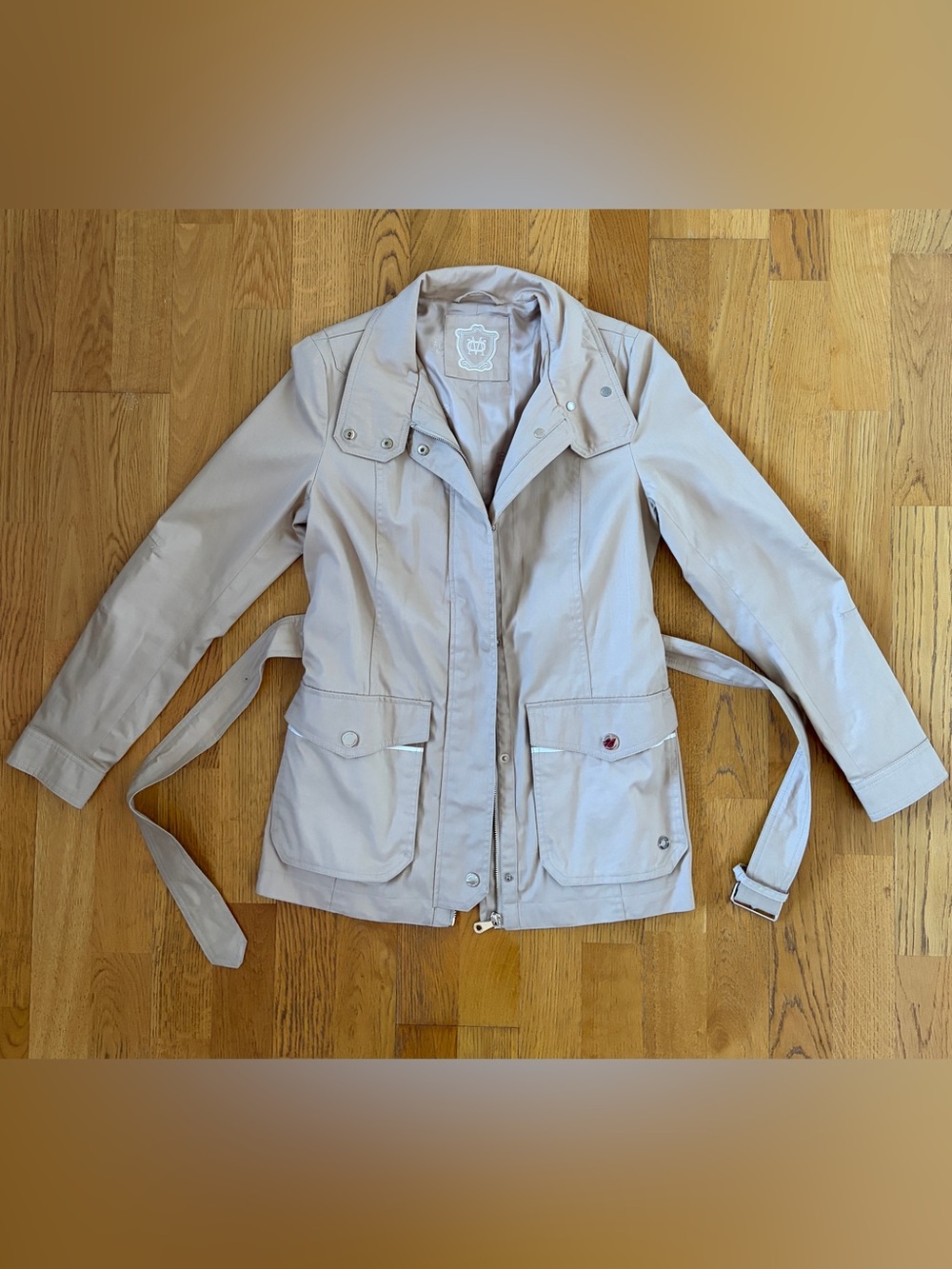 Women’s Stunning Massimo Dutti Belted Jacket / Trench Size S